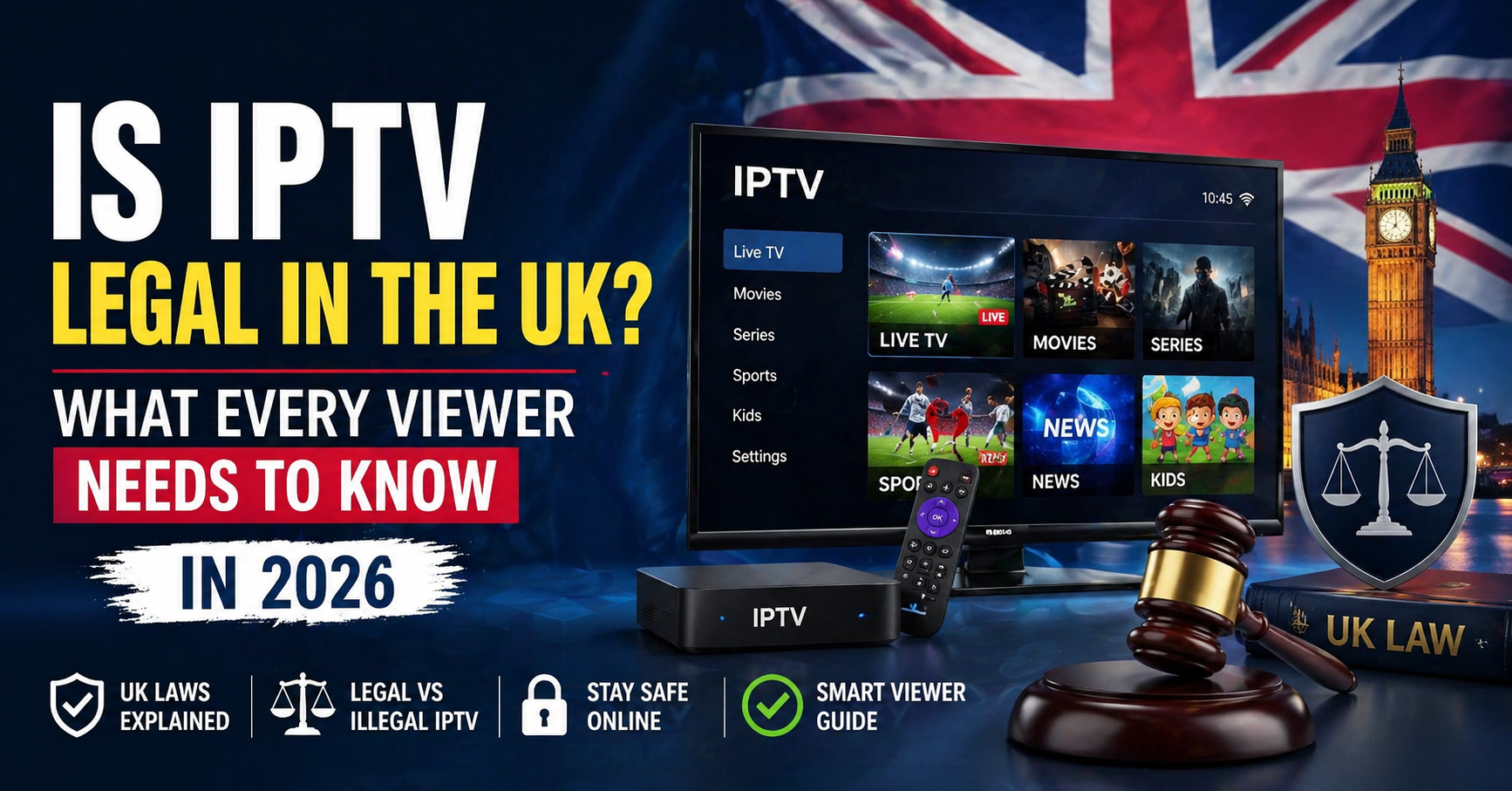 Is IPTV legal in the UK? What Every Viewer Needs to Know in 2026
